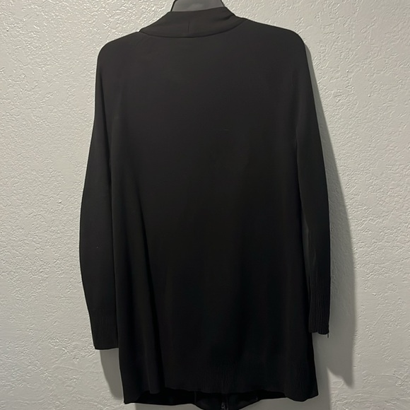 Cabi Tailor Ponte Knit Black Cardigan Sweater Size Small - Picture 5 of 7